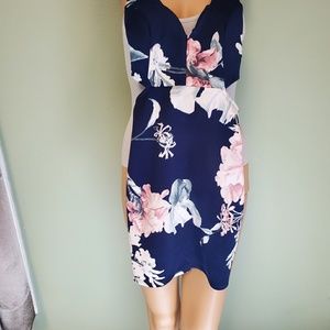 Blue blush dress in size small